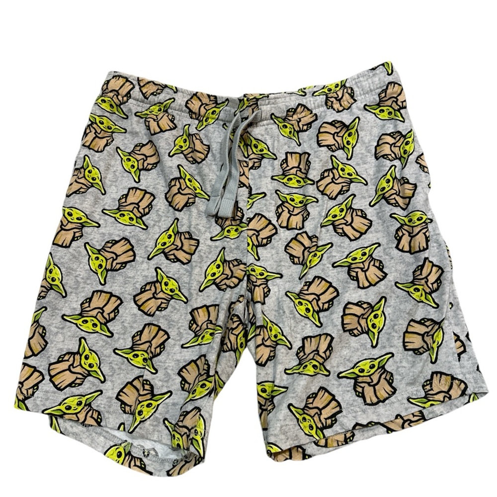 Star Wars Yoda Shorts‎ Elastic Drawstrings Size Medium